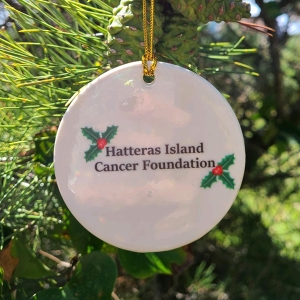 HICF Holiday Ornament - HICF holiday logo back