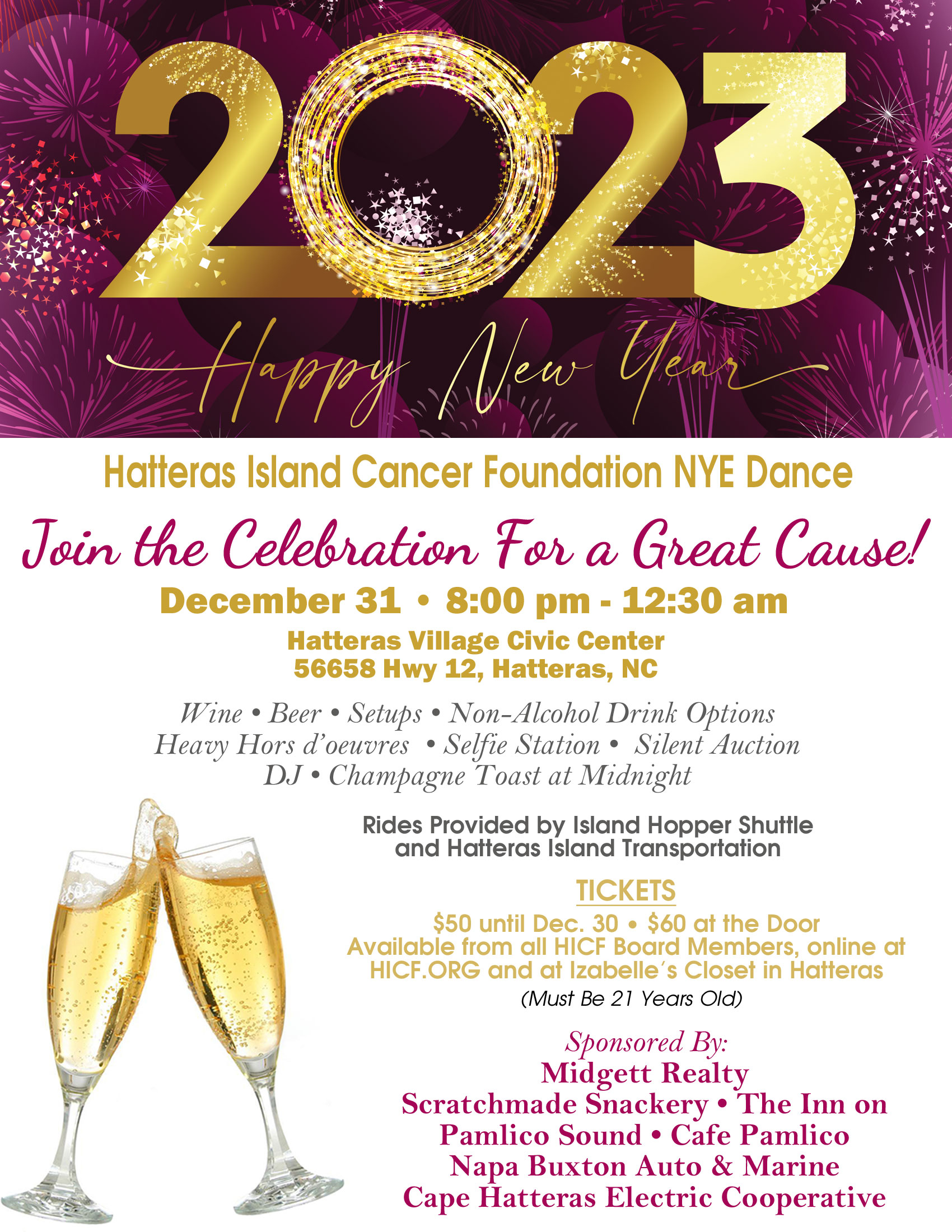 Hatteras Island Cancer Foundation New Years Eve Dance